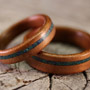 Ancient Kauri With Offset Azurite and Malachite Inlay