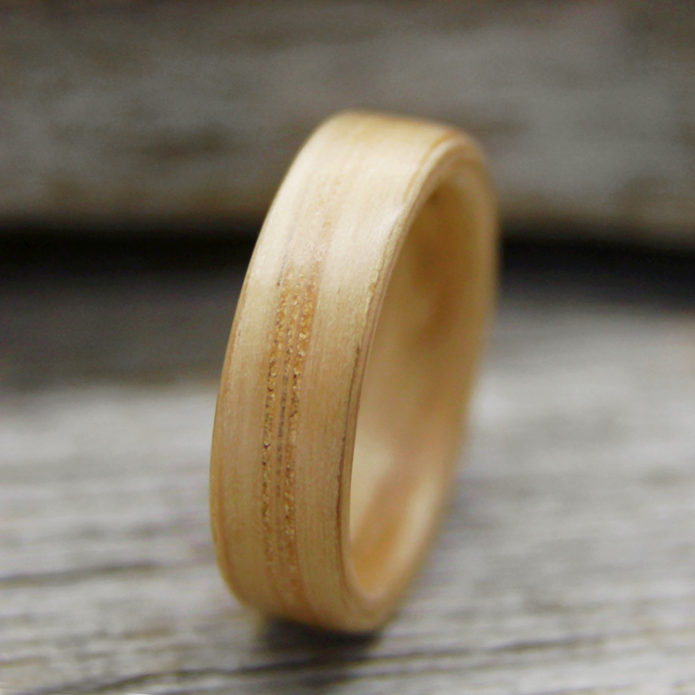 Classic White Oak Bentwood Ring – Bentwood Rings
