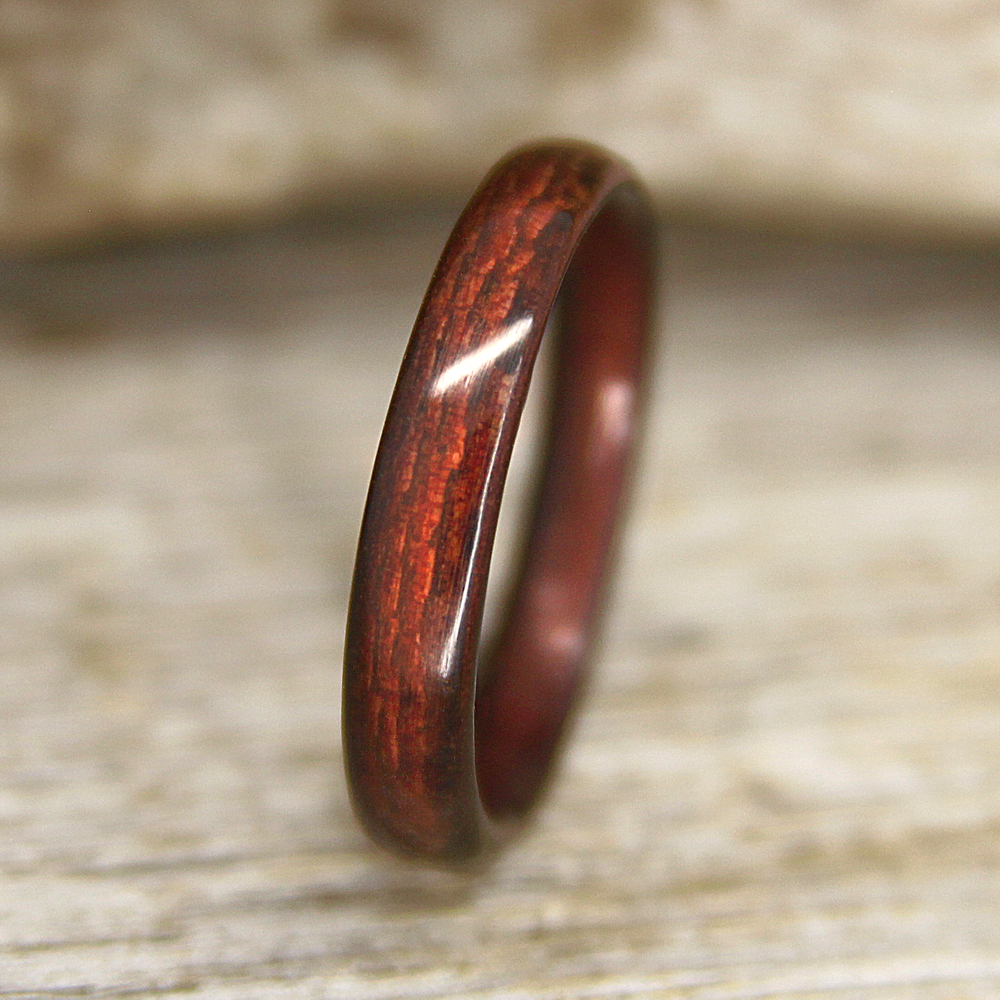 Shou Suki Ban Torched Cedar Wooden Ring