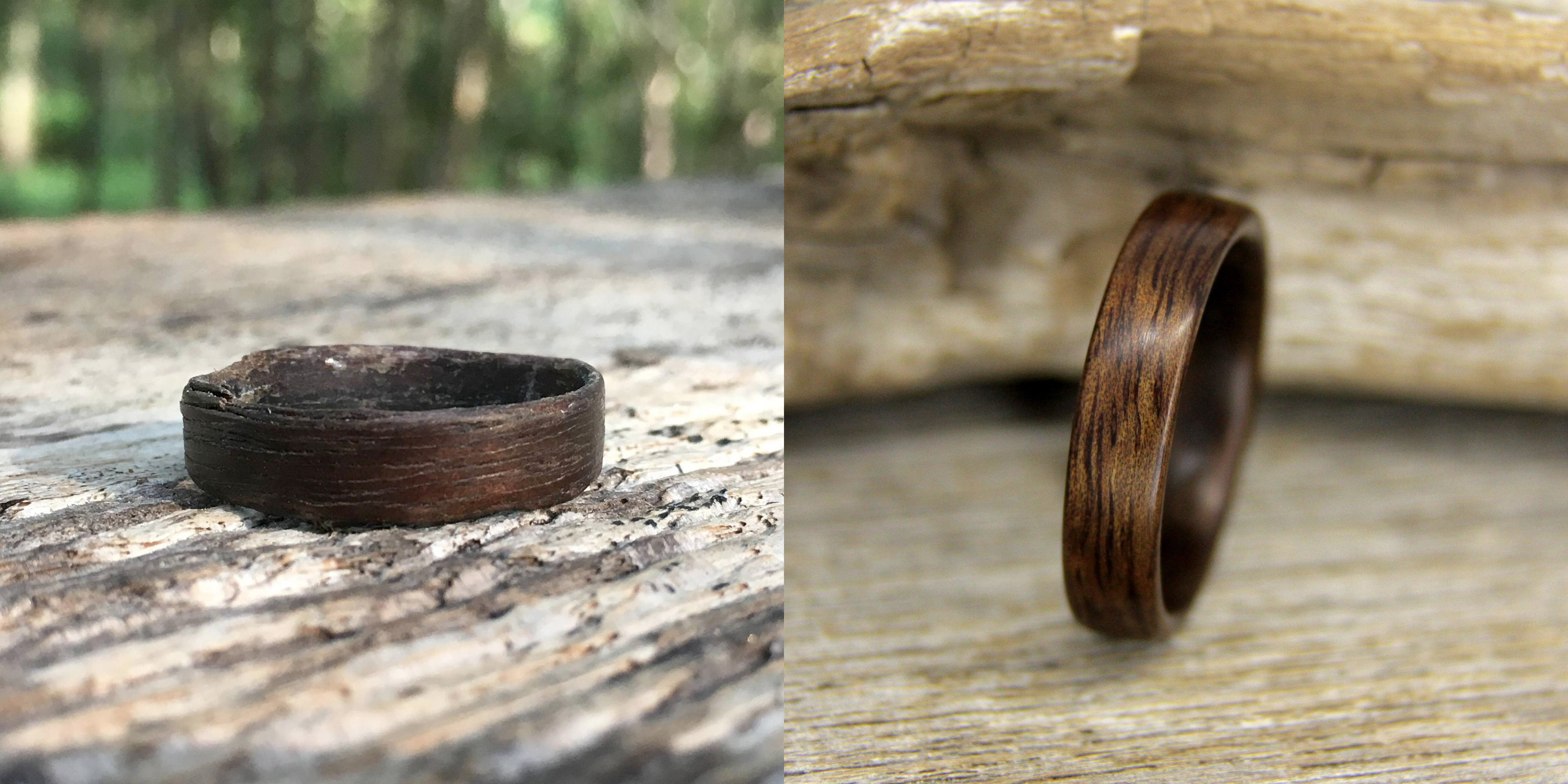 Bentwood Ring Refinishing Ocean Exposure